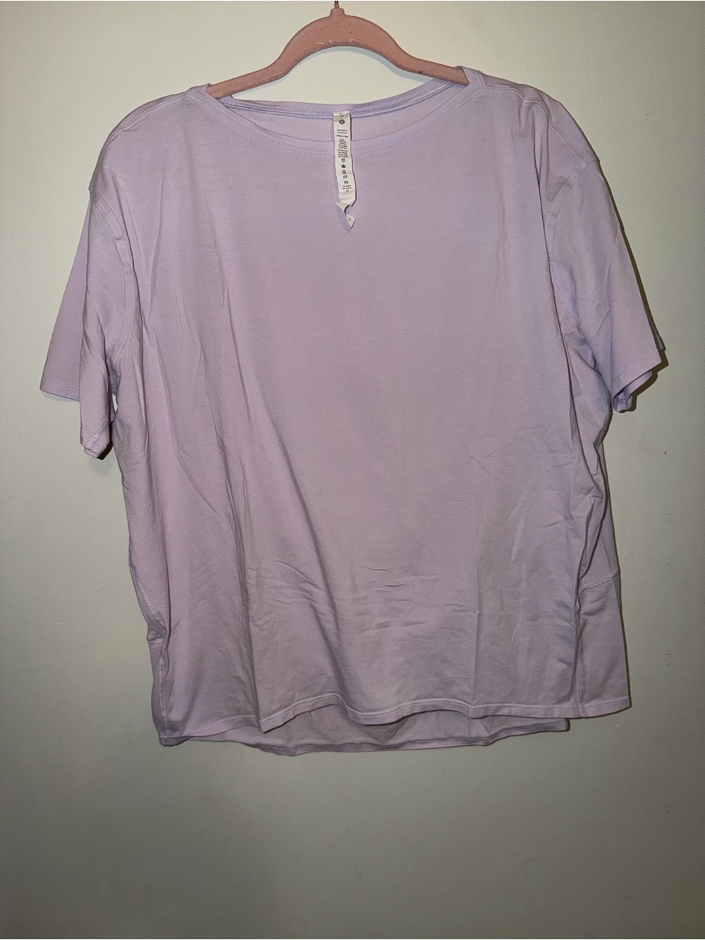 lululemon athletica Lilac Back In Action Organic Cotton-Blend T-Shirt